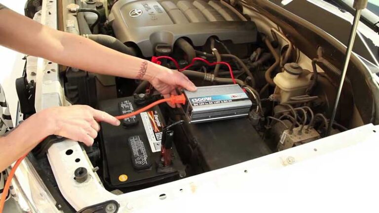connecting power inverter to car battery