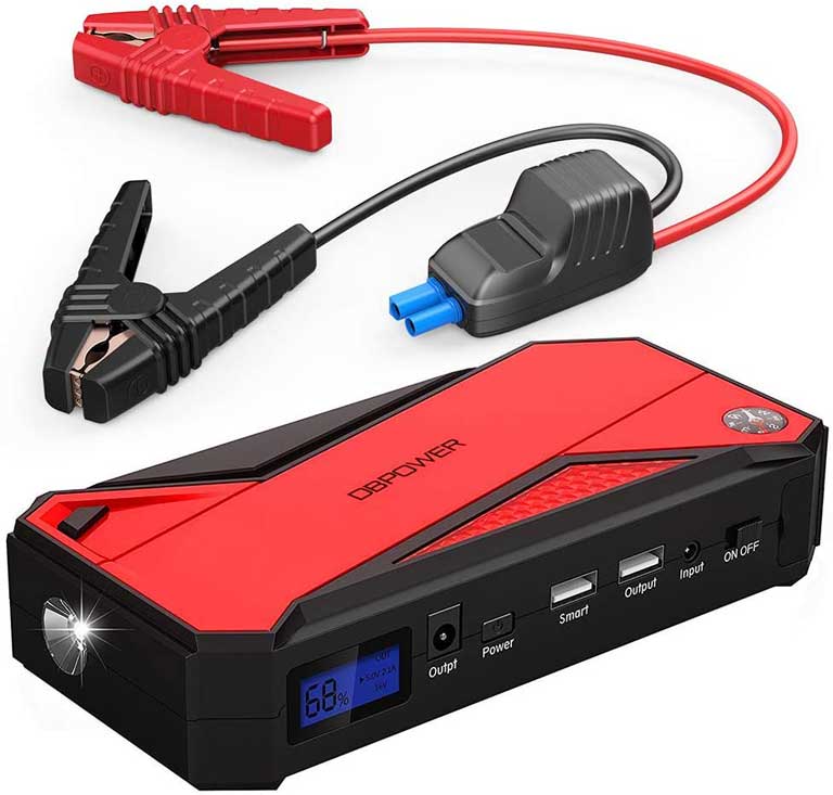 DBPOWER 600A Peak 18000mAh power jump starter